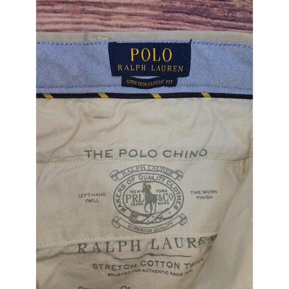 Polo Ralph Lauren Mens Classic Fit Beige Shorts 46B - Picture 3 of 7